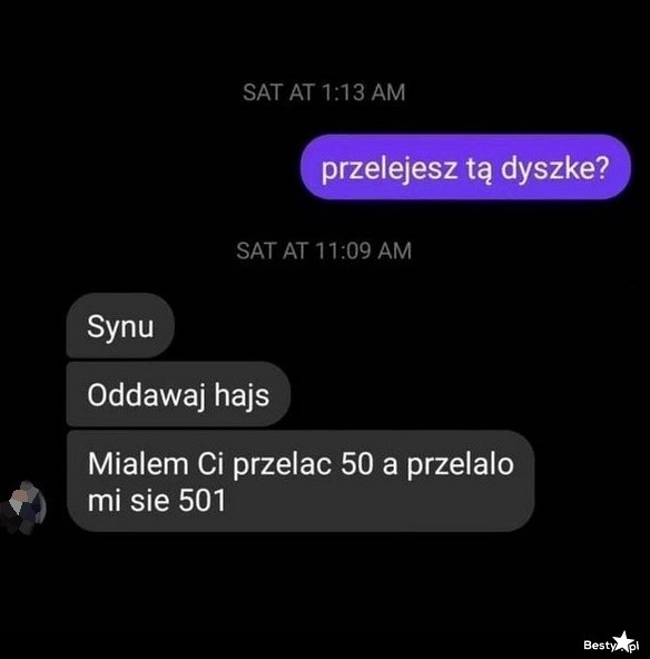 
    Pieniądze od ojca 