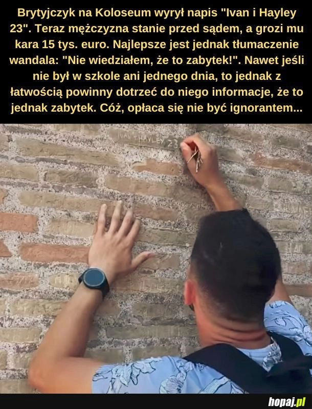 
    Najgłupsza wymówka tego roku. 