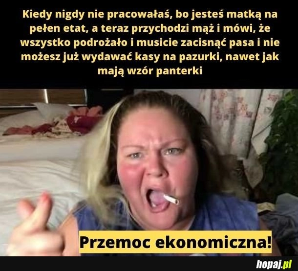 
    Przemoc ekonomiczna. 