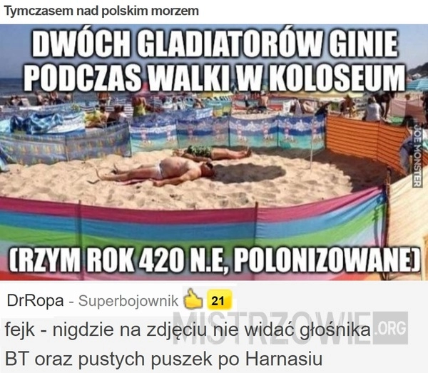 
    Tymczasem nad polskim morzem