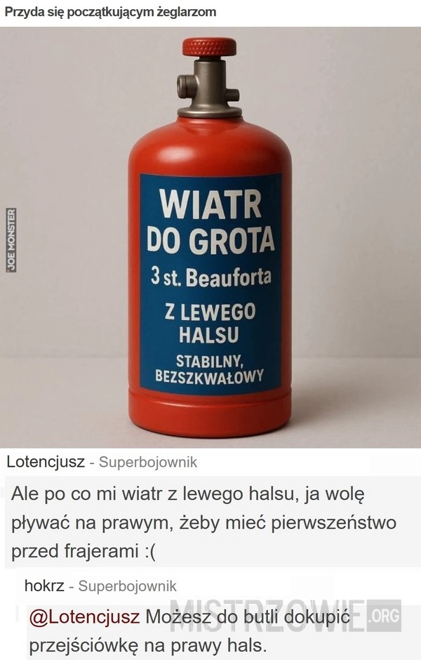 
    Przyda się początkującym żeglarzom