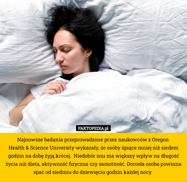 
    Najnowsze badania przeprowadzone przez naukowców z Oregon 
Health &