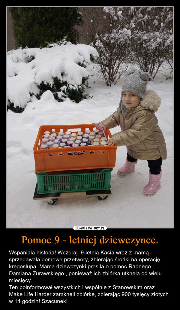 
    Pomoc 9 - letniej dziewczynce.