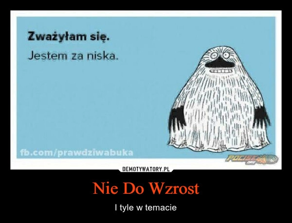 
    Nie Do Wzrost