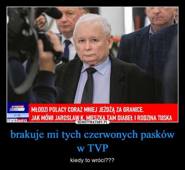 
    brakuje mi tych czerwonych pasków w TVP