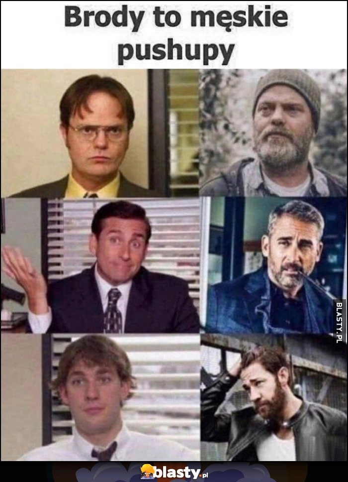 
    Brody to męskie pushupy The Office Dwight Michael Jim