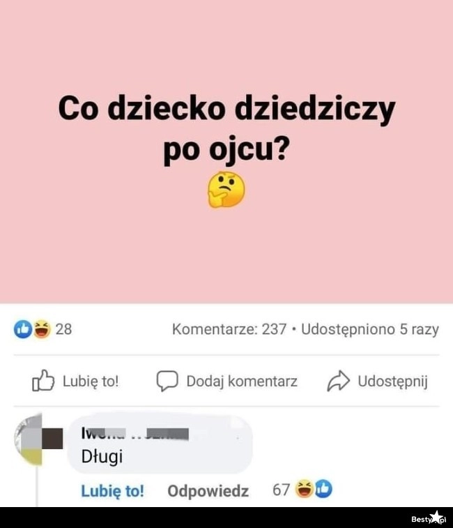 
    Co dziecko dziedziczy po ojcu 