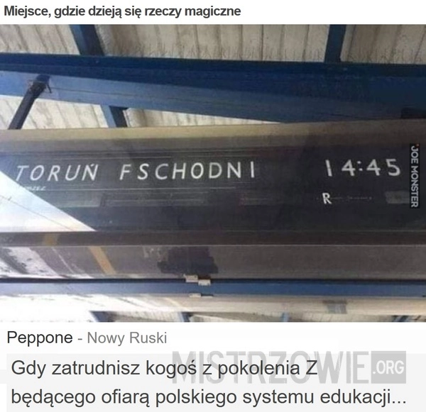 
    Miejsce, gdzie dzieją się rzeczy magiczne