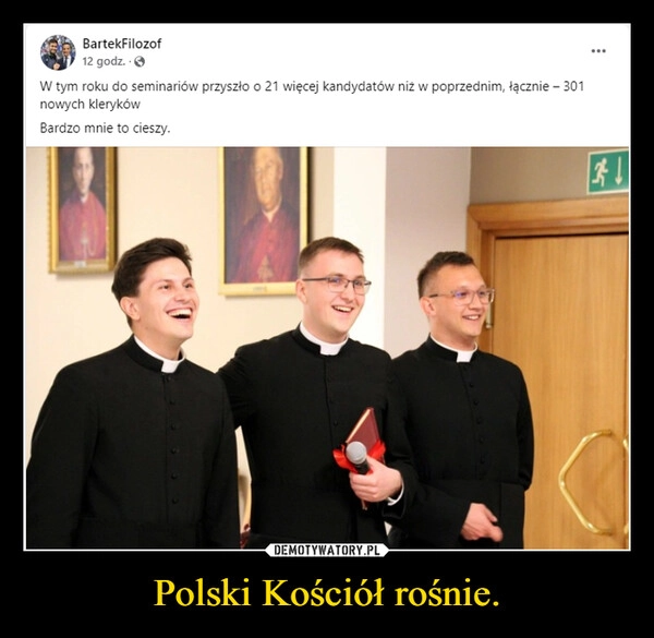 
    Polski Kościół rośnie.