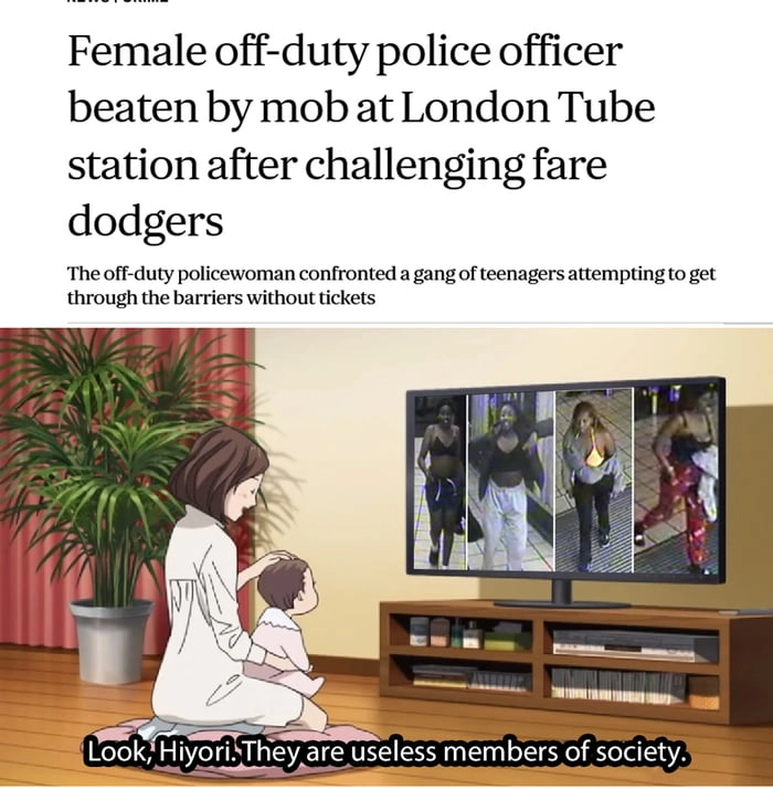 
    Literal human garbage