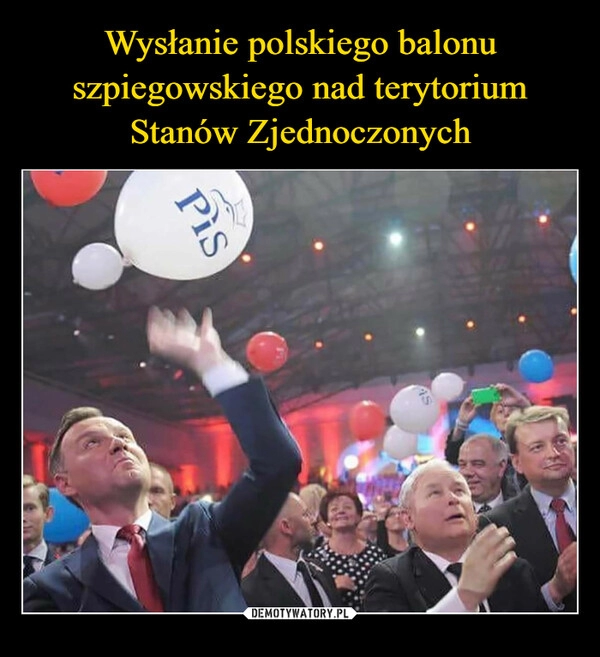 
    Wysłanie polskiego balonu szpiegowskiego nad terytorium Stanów Zjednoczonych