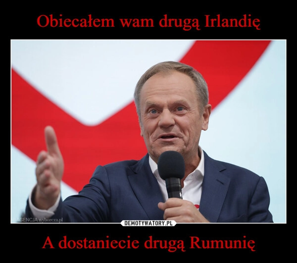 
    Obiecałem wam drugą Irlandię A dostaniecie drugą Rumunię