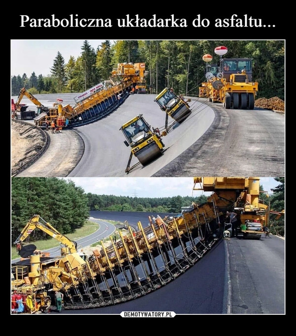 
    Paraboliczna układarka do asfaltu...