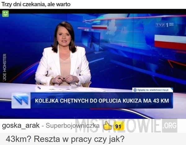 
    Trzy dni czekania, ale warto