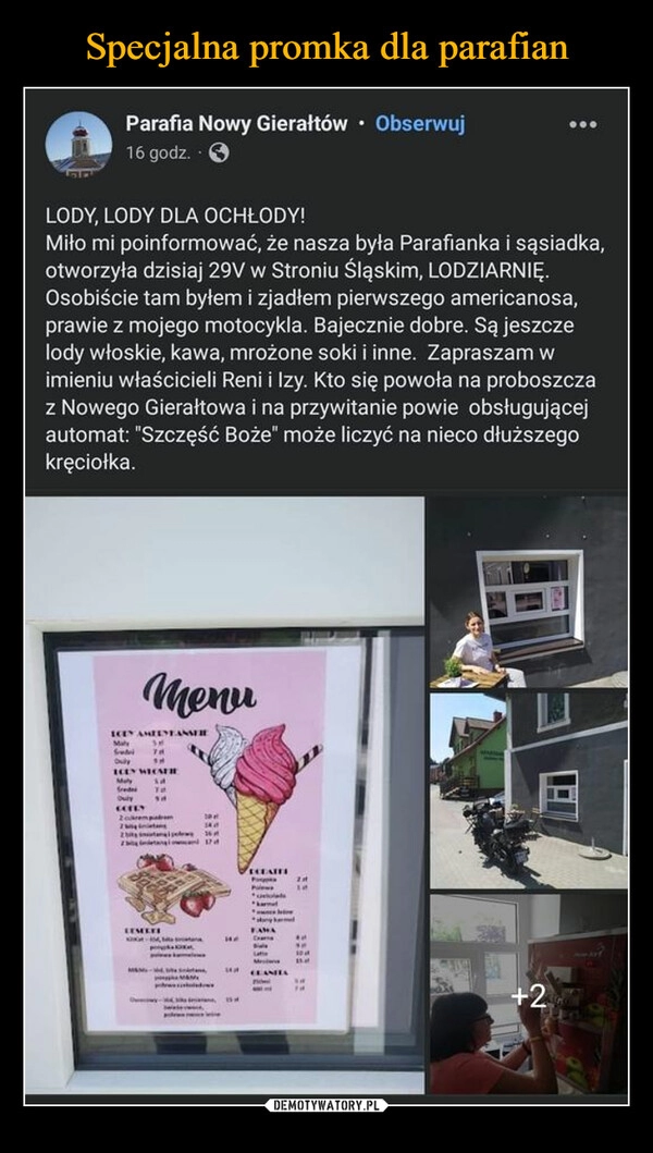 
    Specjalna promka dla parafian