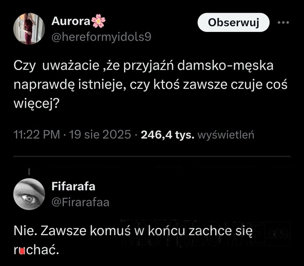 
    Przyjaźń damsko-męska