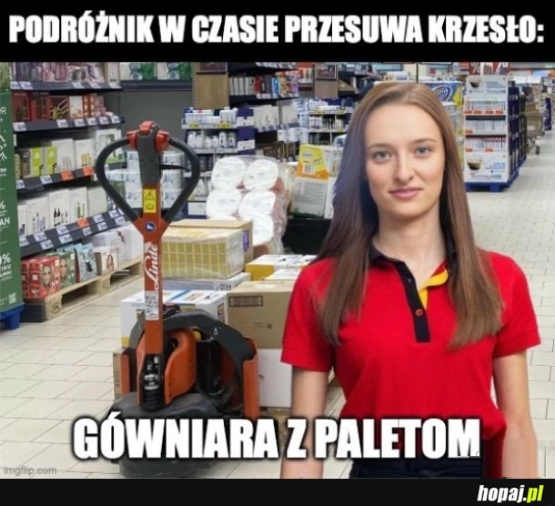 
    Gówniara z paletom