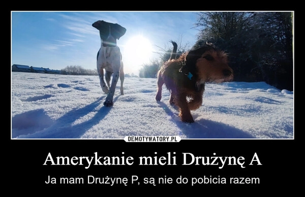 
    Amerykanie mieli Drużynę A