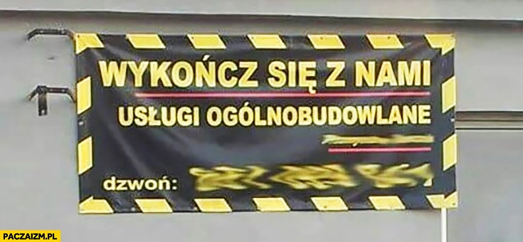 
    Wykończ się z nami usługi budowlane reklama baner