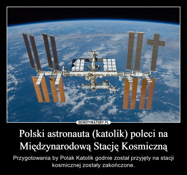 
    Polski astronauta (katolik) poleci na Międzynarodową Stację Kosmiczną