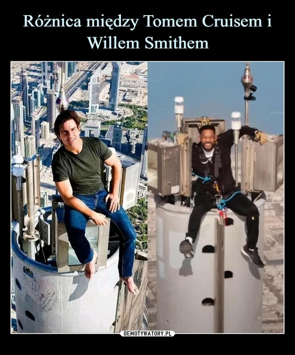 
    Różnica między Tomem Cruisem i Willem Smithem