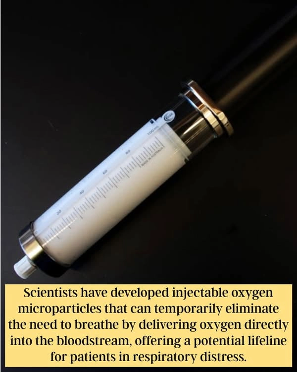 
    Breakthrough: Injectable Oxygen!