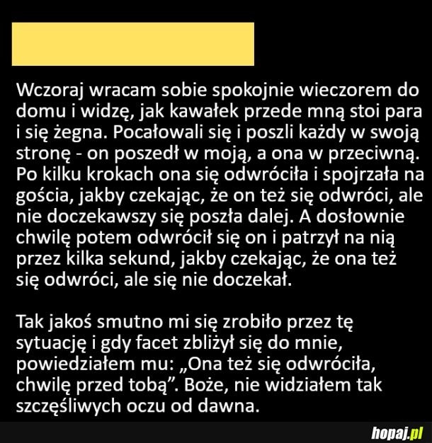 
    Szczęśliwe zakończenie dnia