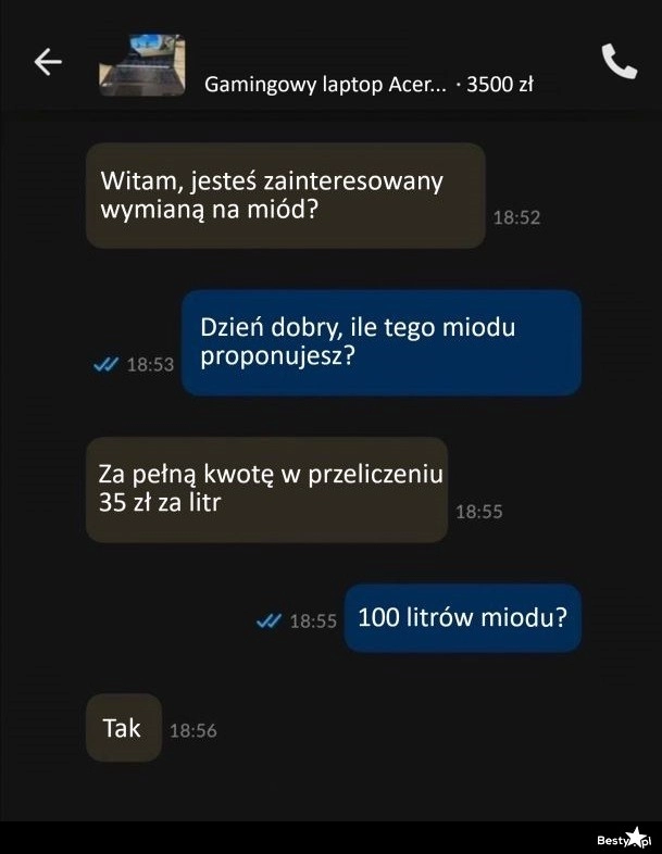 
    Propozycja wymiany 