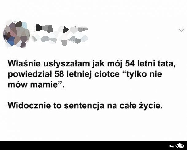 
    Sentencja na całe życie 