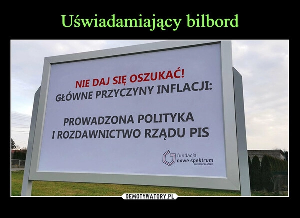 
    Uświadamiający bilbord