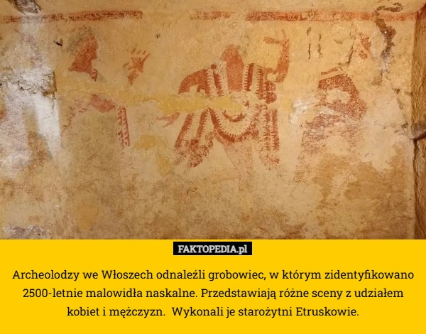 
    Archeolodzy we Włoszech odnaleźli grobowiec, w którym zidentyfikowano 2500-letnie