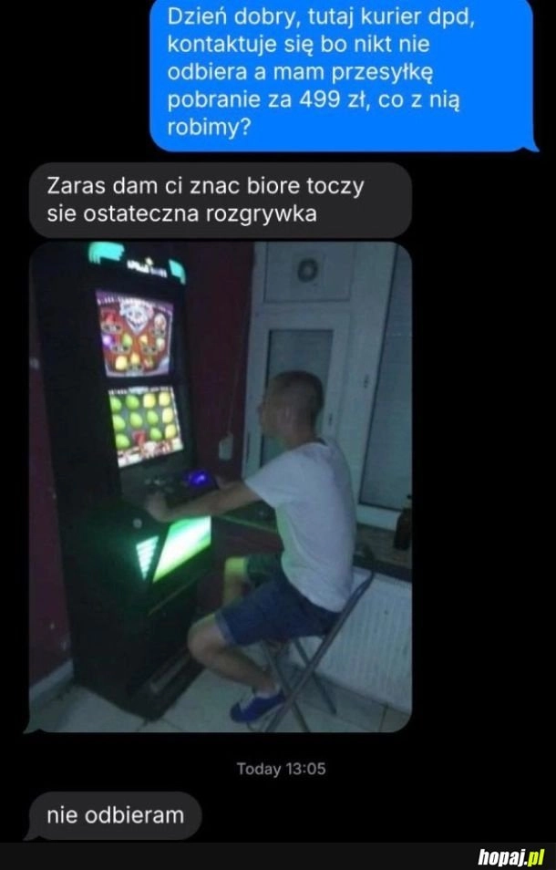 
    Chyba rozgrywka przegrana