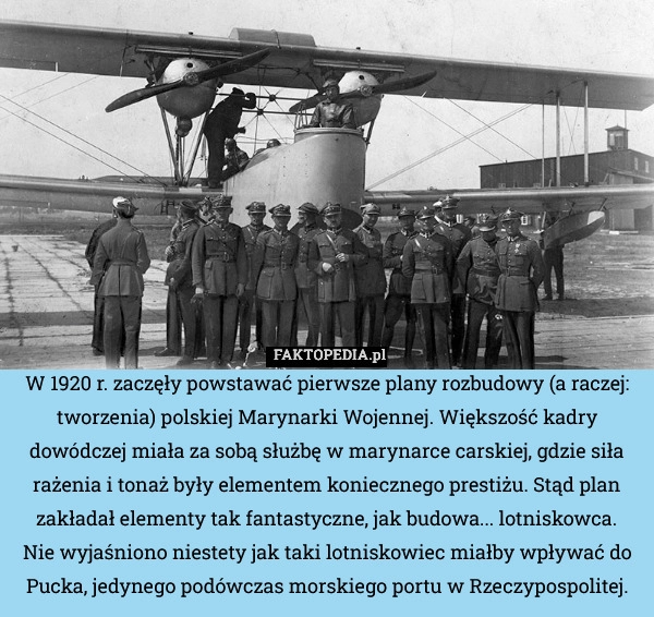 
    W 1920 r. zaczęły powstawać pierwsze plany rozbudowy (a raczej: tworzenia)