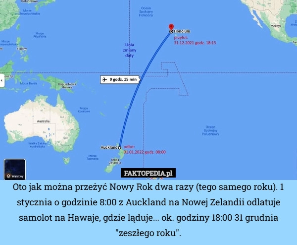 
    Oto jak można przeżyć Nowy Rok dwa razy (tego samego roku). 1 stycznia o