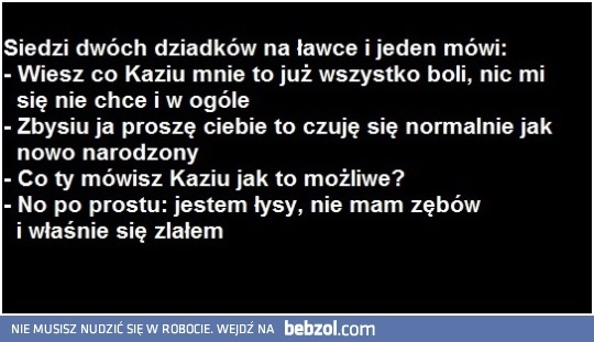 
    Siedzi dwóch dziadków