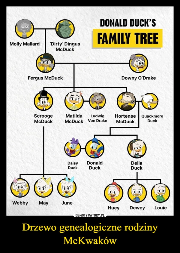 
    Drzewo genealogiczne rodziny McKwaków