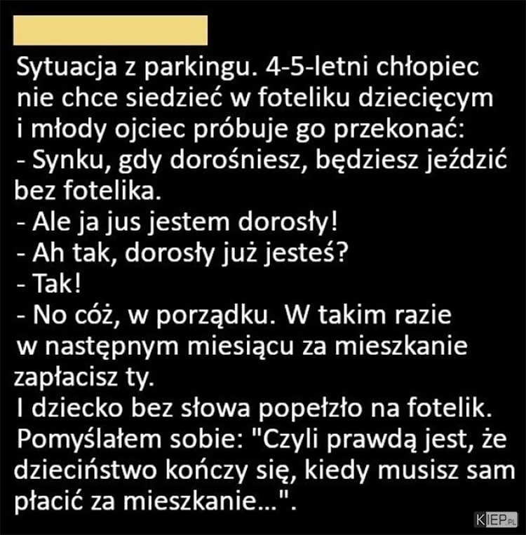 
    Dorosłe dziecko