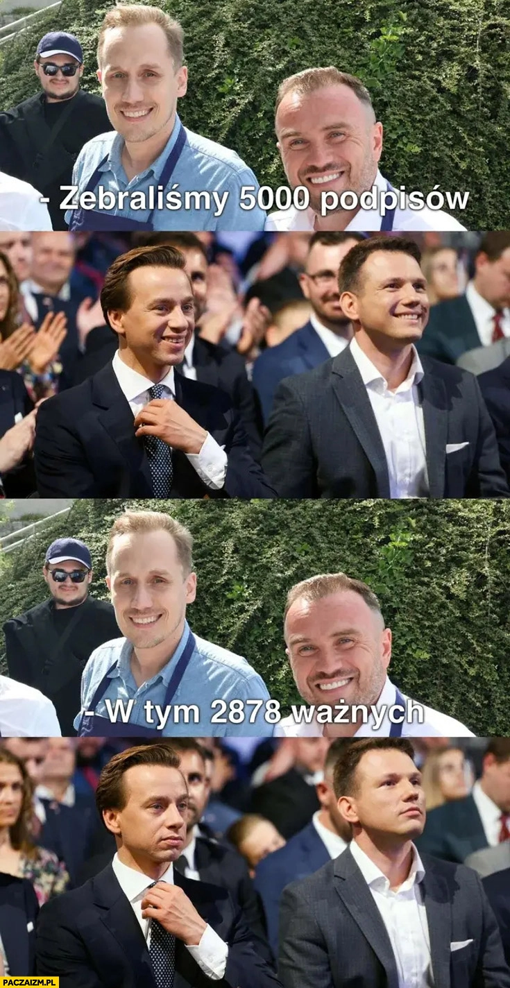 Konfederacja zebraliśmy 5000 podpisów w tym 2878 ważnych