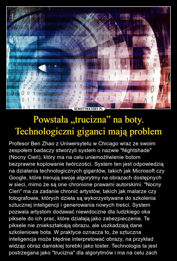 
    Powstała „trucizna” na boty. Technologiczni giganci mają problem