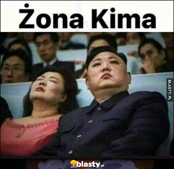 
    Żona Kima dosłownie śpi Kim Jong Un