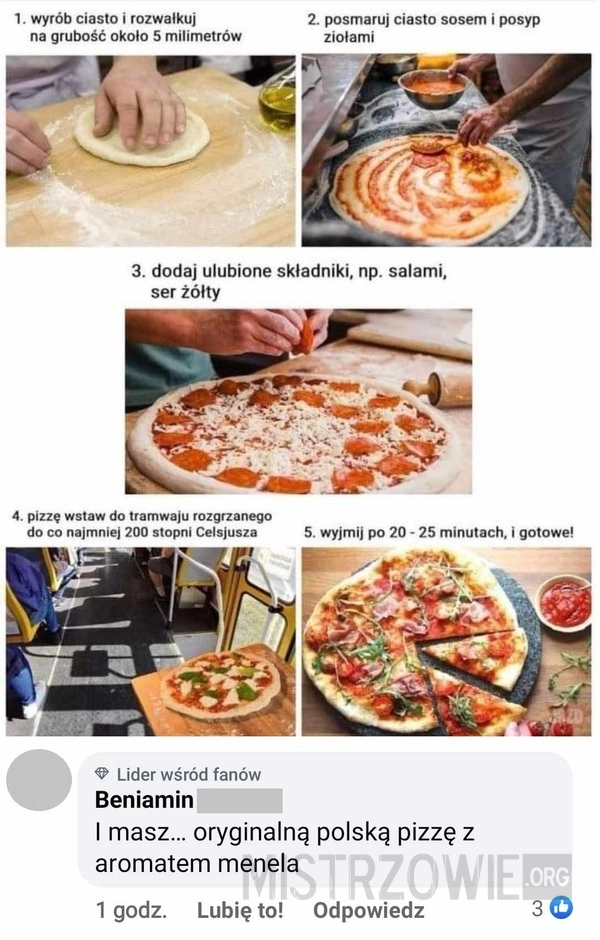 
    Przepis na pizzę