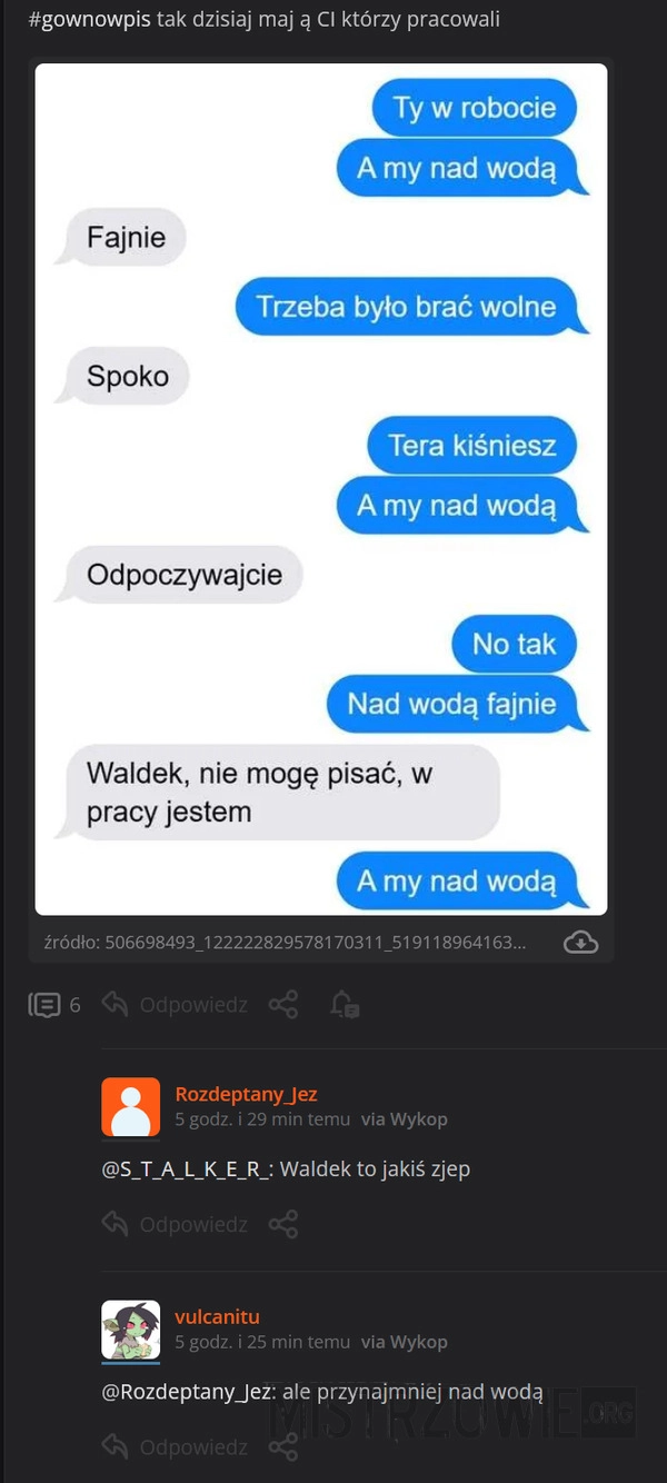 
    Nad wodą