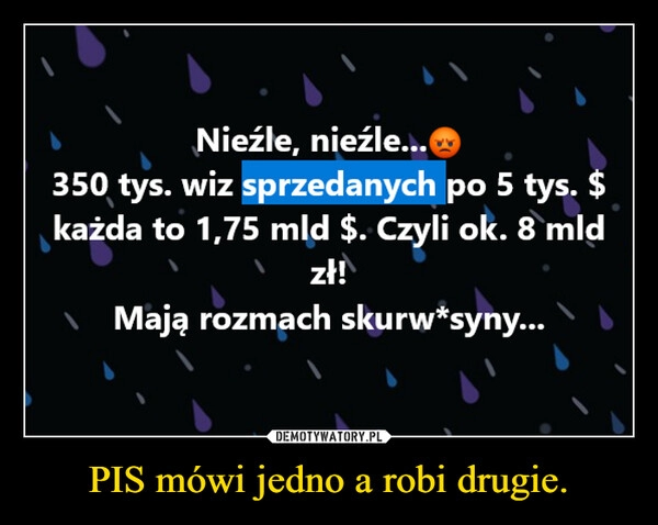 
    PIS mówi jedno a robi drugie.