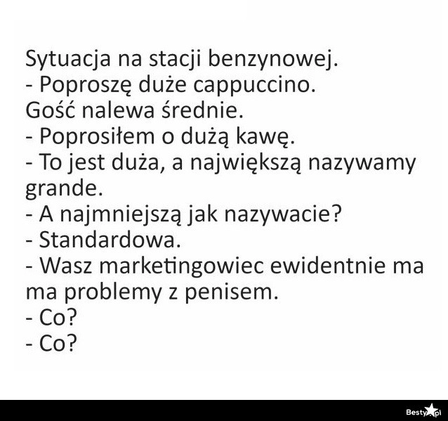 
    Kawa na stacji benzynowej 