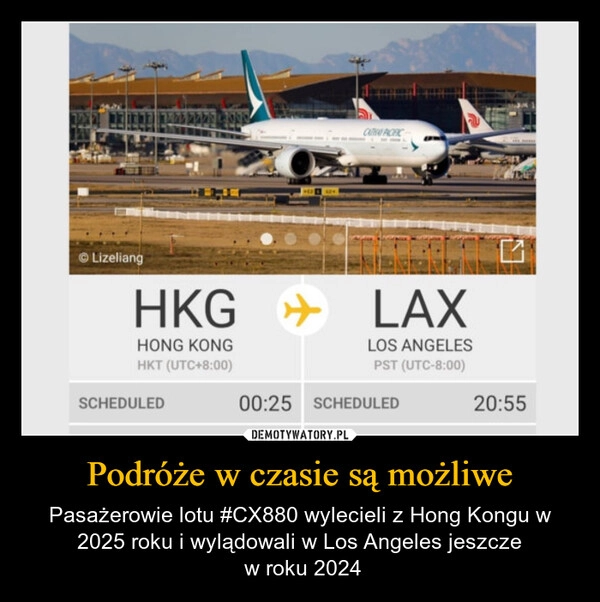 
    Podróże w czasie są możliwe