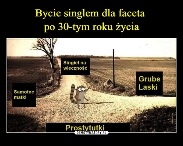 
    Bycie singlem dla faceta 
po 30-tym roku życia