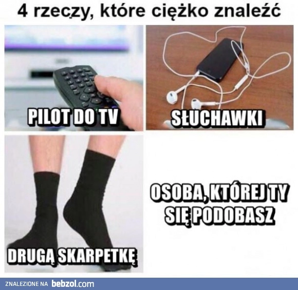 
    Rzeczy, które ciężko znaleźć