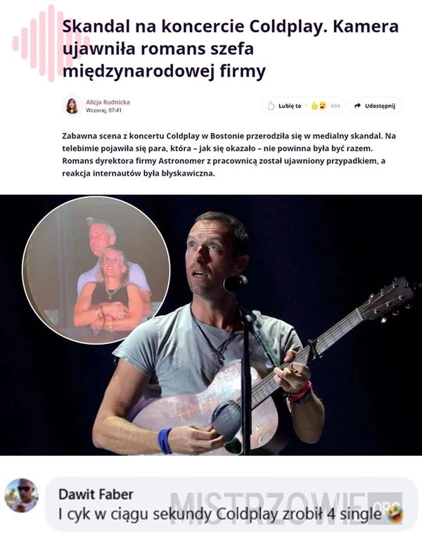 
    Podwójna zdrada na koncercie