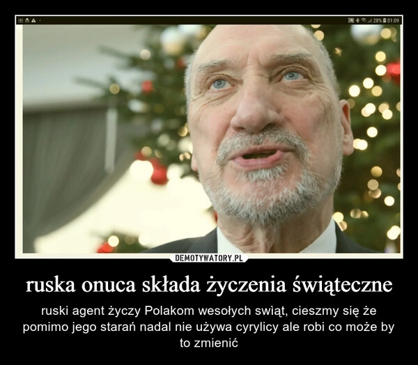 
    
ruska onuca składa życzenia świąteczne 