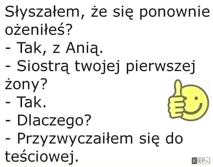 
    Ponownie się ożenił...\